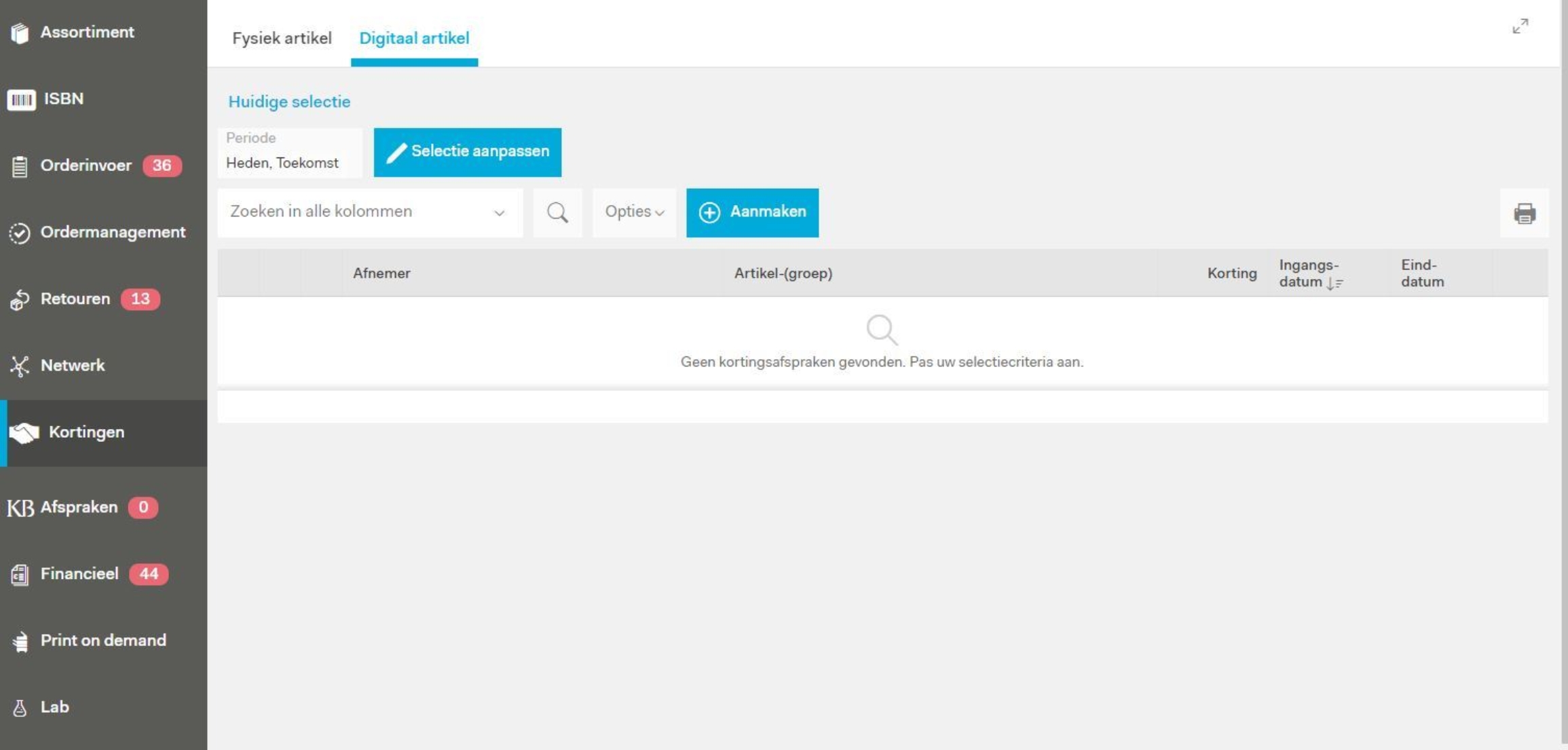 De beschikbaarheid van e-books